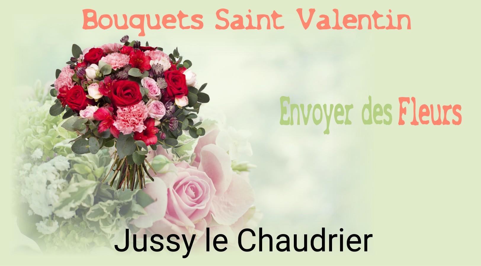 Roses de Saint-Valentin livrées à Jussy-le-Chaudrier